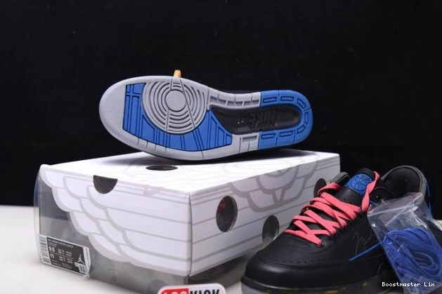 Bmlin Off-White 2 SP Blue Jordan Black DJ4375-004 Low Retro 0702